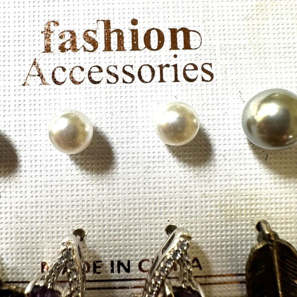 6 post earrings - Picture 9 of 9